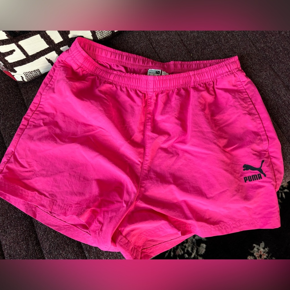 NWOT PUMA sz M Women's hot Pink Shorts Active Medium $50